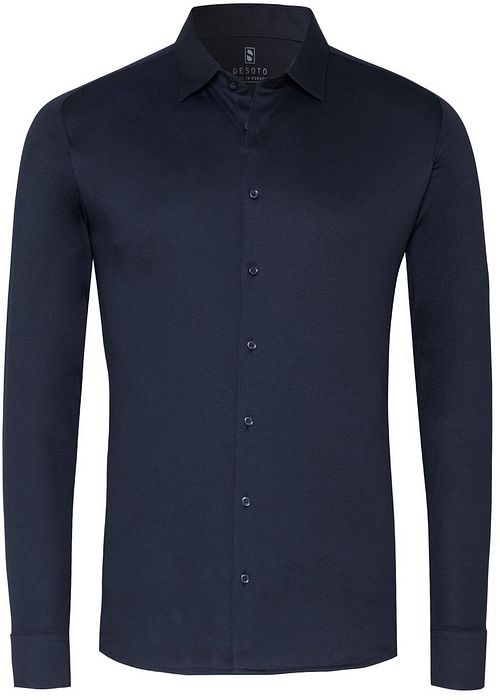 Camicia Desoto Kent Navy Product