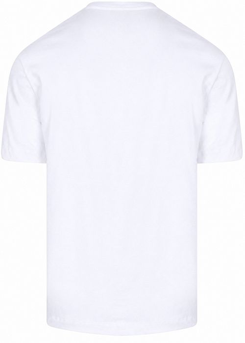 Camiseta Alan Red Venice Heavy Jersey de algodón en blanco Product / Achterkant