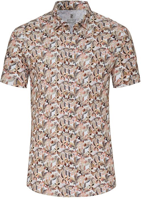 Desoto Short Sleeve Jersey Shirt Print Beige Product