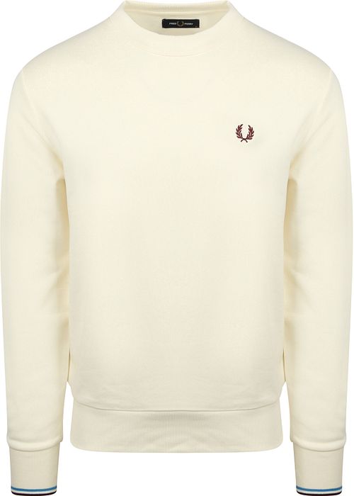 Fred Perry Sweater Logo Ecru Product