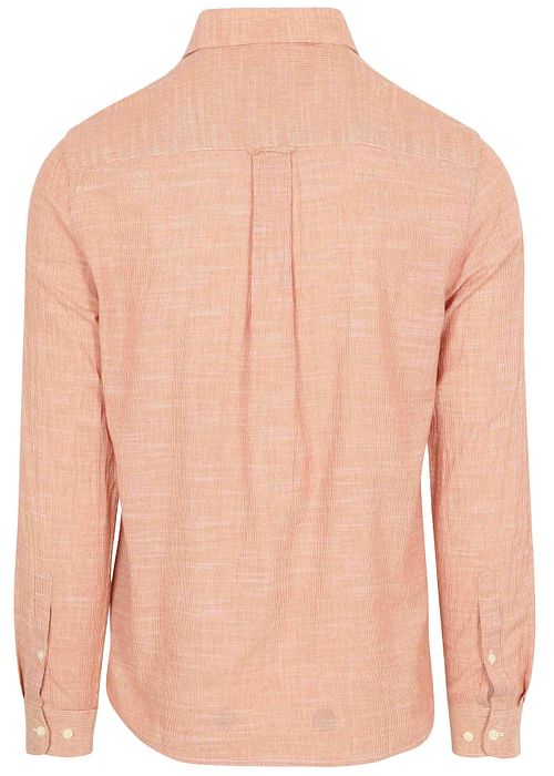 Knowledge Cotton Apparel Camisa Rayas Red Product / Achterkant
