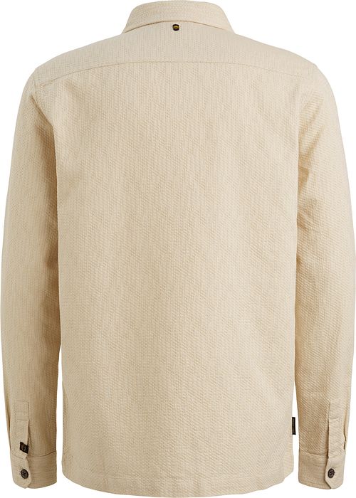 PME Legend Dobby Structure Overshirt Ecru Product / Achterkant