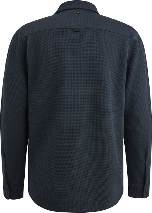 PME Legend Overshirt Vaffel Marineblå Product / Achterkant