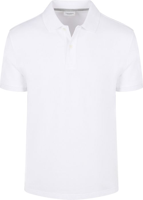 Profuomo Piqué Poloshirt Wit