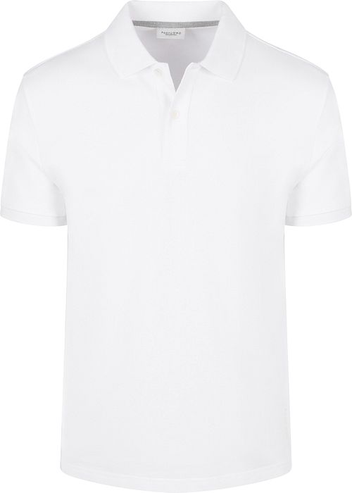 Profuomo Piqué Poloshirt Wit Product