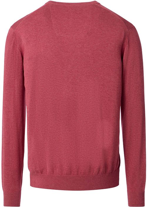 Pullover CASAMODA con scollo a V Fresh Brick Product / Achterkant