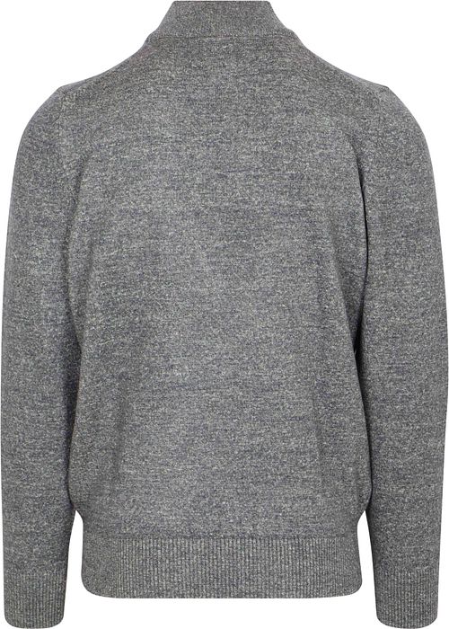 State Of Art Pullover Sport Zip Dark Blue Product / Achterkant