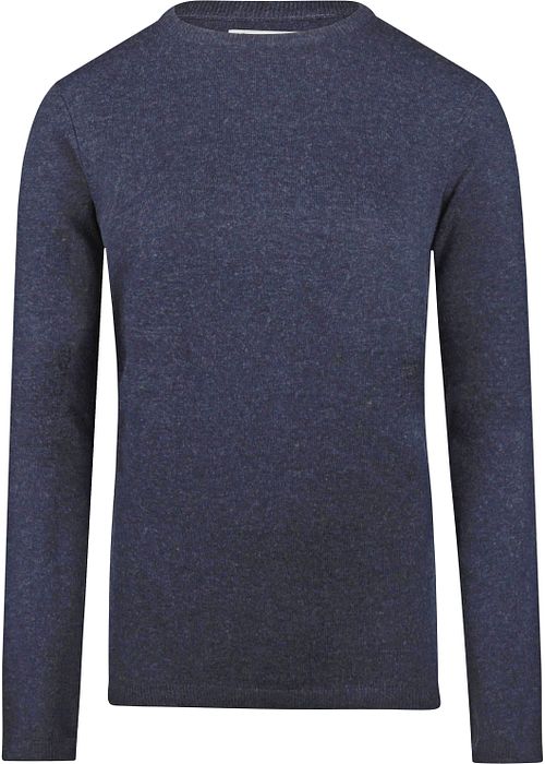 Steppin' Out Dam Rundhalströja Merinoull Navy Product
