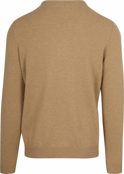 Steppin' Out Trøje af Merinould i Beige Product / Achterkant