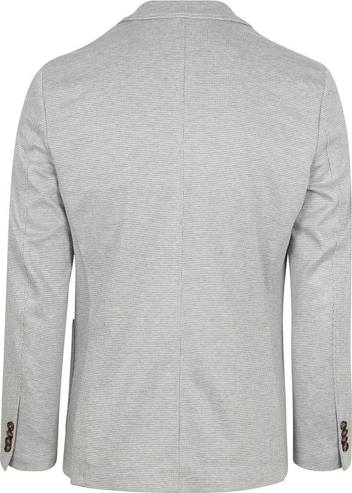 Suitable Blazer Face Druck Mist Grau Product / Achterkant