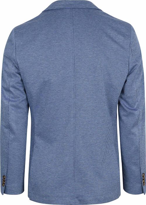 Suitable Colbert Face Print Jeans Blauw Product / Achterkant