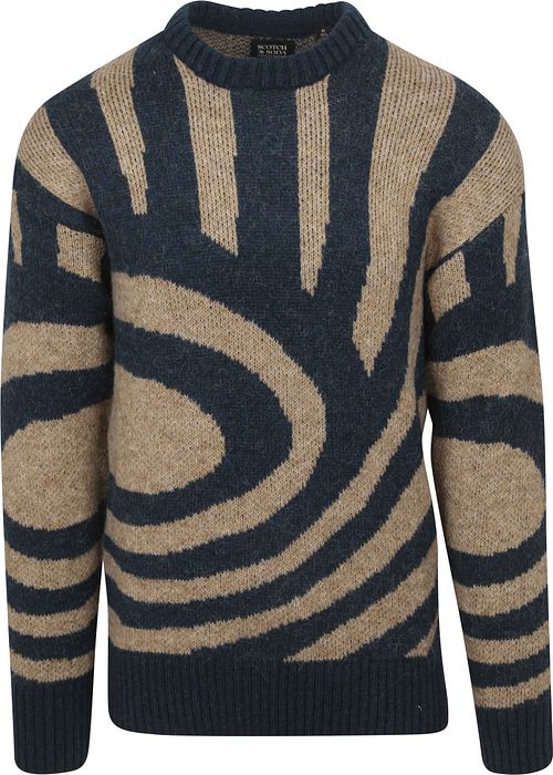 Sweter Scotch and Soda Waves granatowy Product
