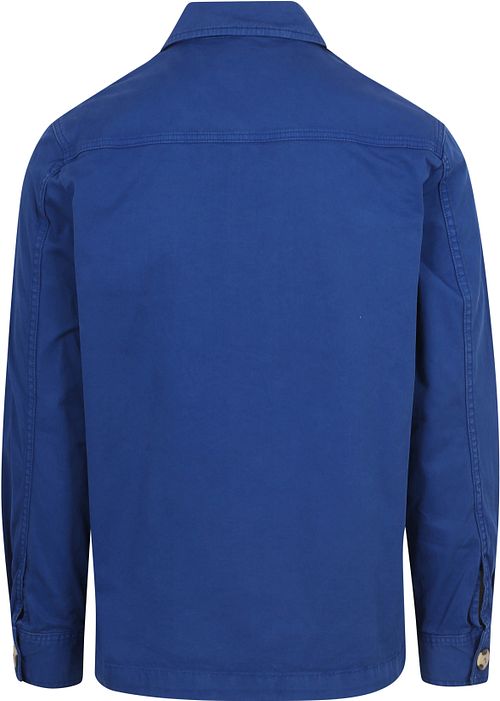 KING Essentials The Benjamin Overshirt azul royal Product / Achterkant