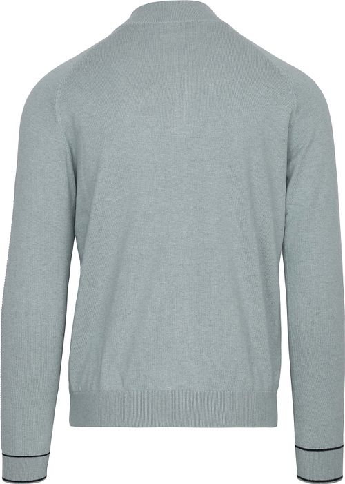 Blue Industry Sweter Half Zip jasny zielony Product / Achterkant