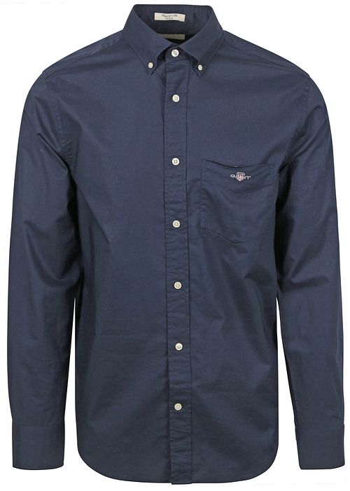 Camisa casual de popelina Gant en azul marino Product
