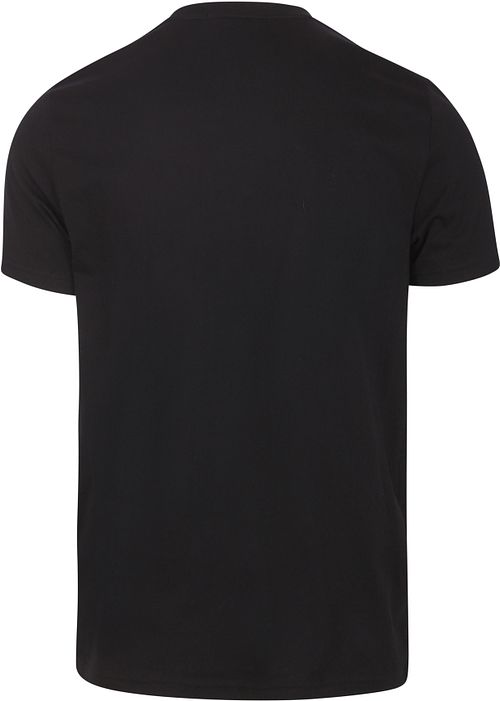 T-Shirt Fred Perry M4580 Negro Product / Achterkant