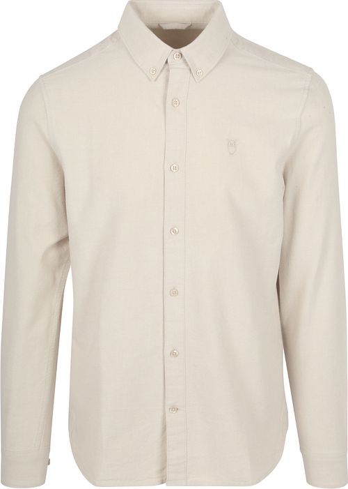 KnowledgeCotton Apparel Skjorta Oxford Beige Product
