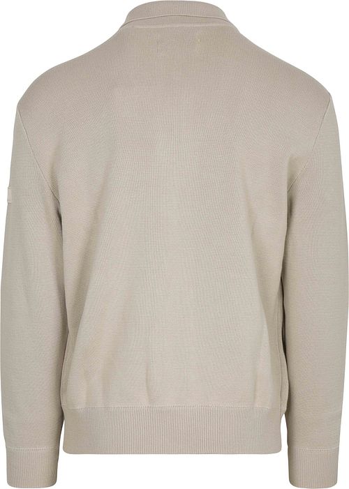Marc O'Polo Cardigan Zip Grey Silk