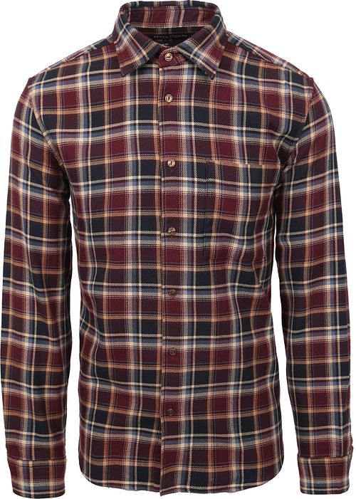 Marc O'Polo Overhemd Ruiten Bordeaux Product