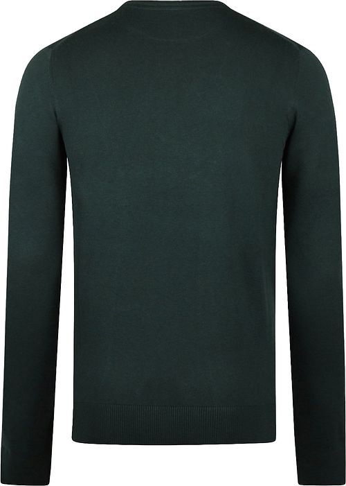 McGregor Maglione in misto merino verde scuro Product / Achterkant