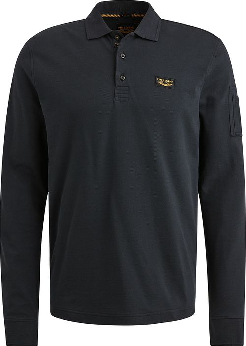 PME Legend American Classic Longsleeve Poloshirt Navy Product