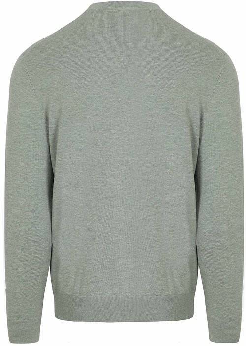 Profuomo Pullover Luxury Basic Green Product / Achterkant