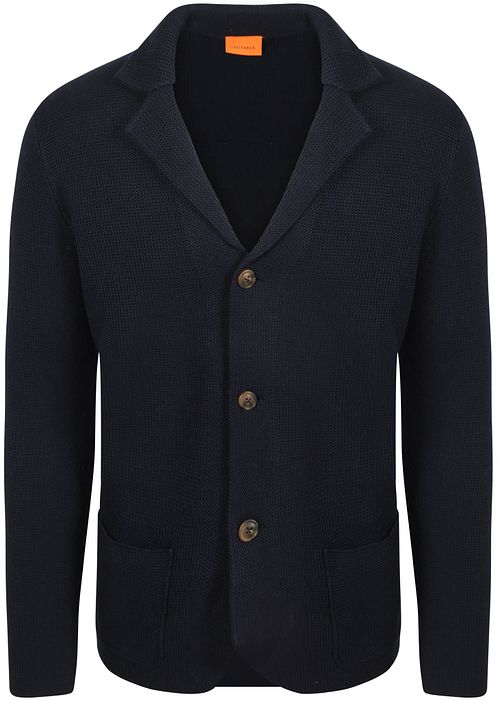 Suitable Cardigan Button Aaron Marinblå Product