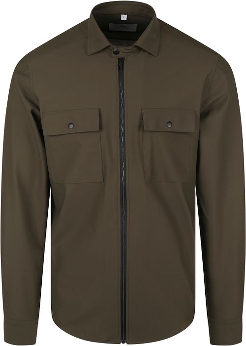 Suitable Overshirt verde oscuro Product