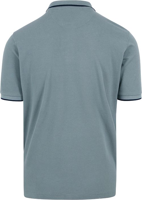 Suitable Respect Poloshirt Tip Ferry Steel Grün Product / Achterkant