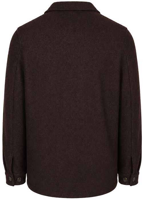 Suitable Surchemise Wool Bouclé Marron