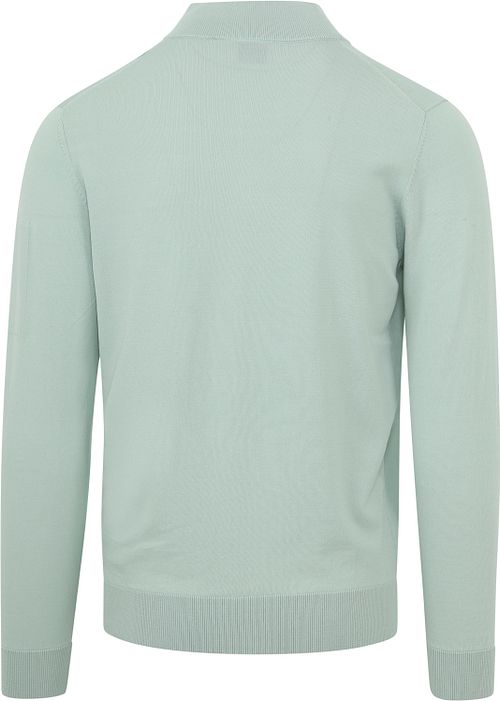 Suitable sweter Half Zip w kolorze miętowym Product / Achterkant