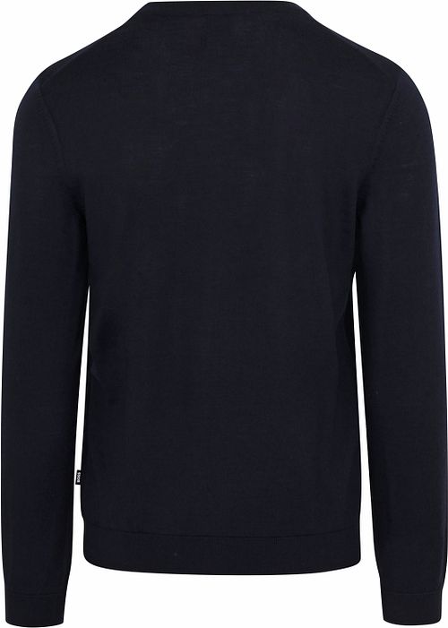 Sweter BOSS Melba z wełny w kolorze granatowym Product / Achterkant