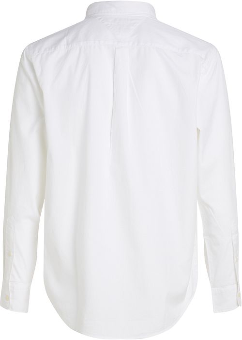 Tommy Hilfiger Poplin Overhemd Flex Wit Product / Achterkant