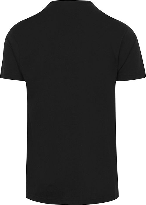 Alan Red T-Shirt Derby de cuello redondo en negro (pack de 2) Product / Achterkant