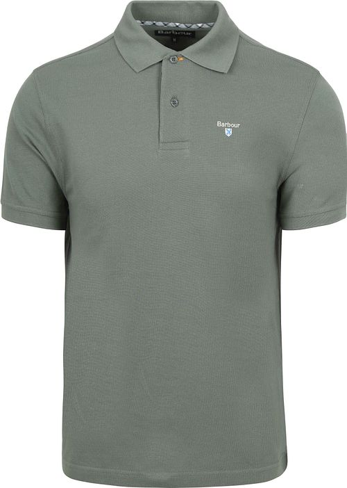 Barbour Tartan Pique Polo Vintage Groen Product