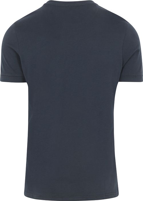 No Excess Luxurious Soft T-Shirt Navy Product / Achterkant