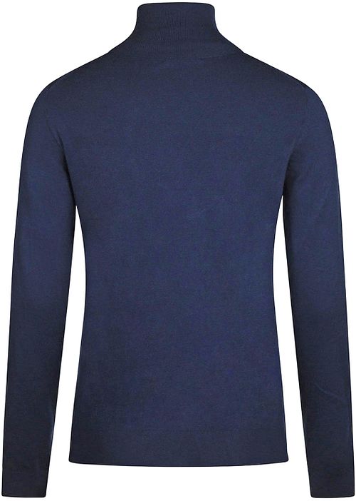 Steppin' Out Dames Coltrui Cotton Cashmere Navy Product / Achterkant