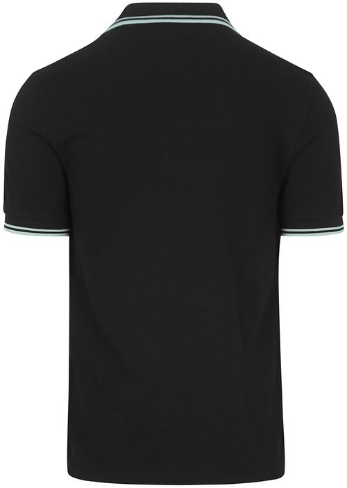 Fred Perry Polo Twin Tipped M3600 Noir Product / Achterkant