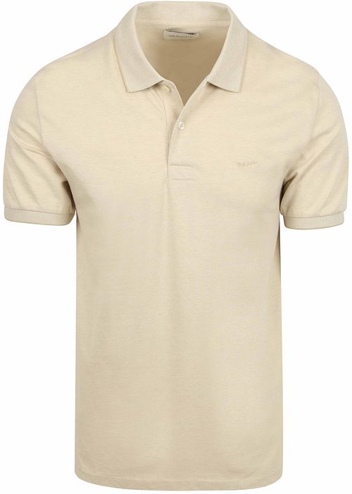 Gant 2Tone Piqué Polo Shirt Ecru Product