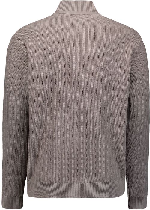Gilet No Excess in maglia strutturata Clay Product / Achterkant