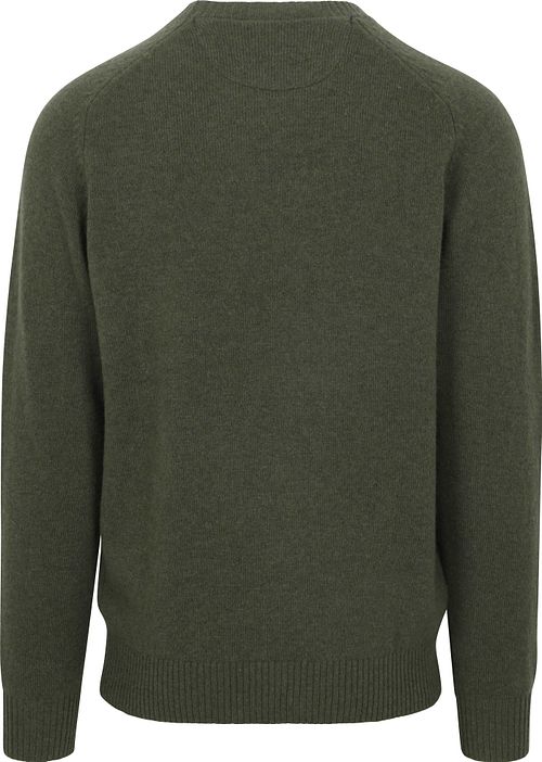 McGregor Pull Laine D'Agneau Mélanger Vert Sage Product / Achterkant