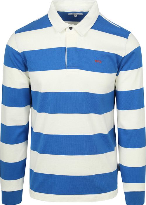 McGregor Rugbyshirt Streifen Weiß Blau Product