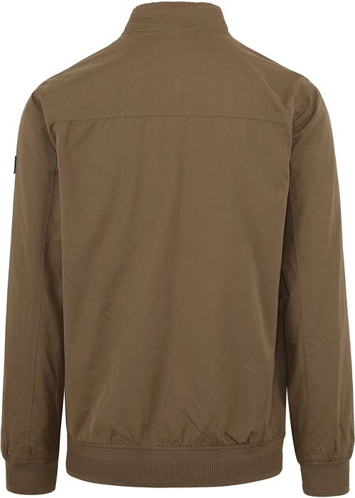 Petrol Twill Jakke Brun Product / Achterkant