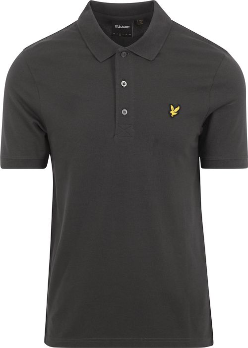 Polo Lyle and Scott tinta unita antracite Product