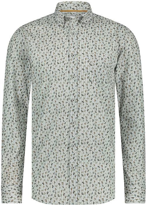 State Of Art Overhemd Poplin Print Lichtblauw Product