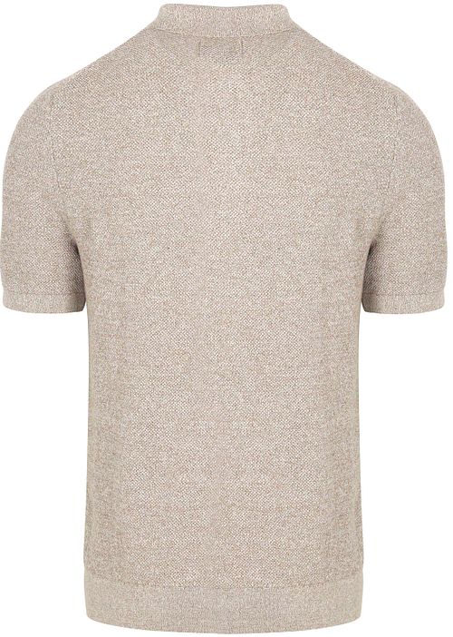 State of Art Strickpolo Beige Product / Achterkant