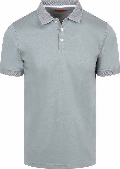 Suitable Boris Liquid Polo Shirt Cement Green Product
