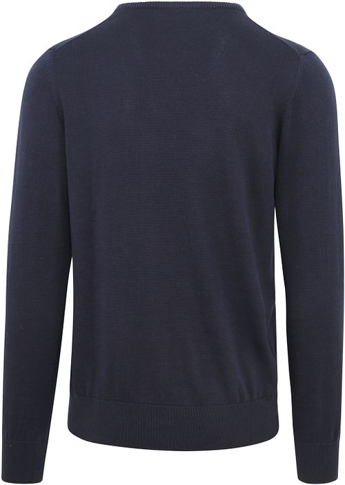 Suitable Respect Oinix Jersey de cuello redondo azul marino Product / Achterkant