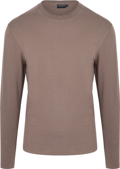 Suitable Respekt Långärmad Tung T-shirt Taupe Product