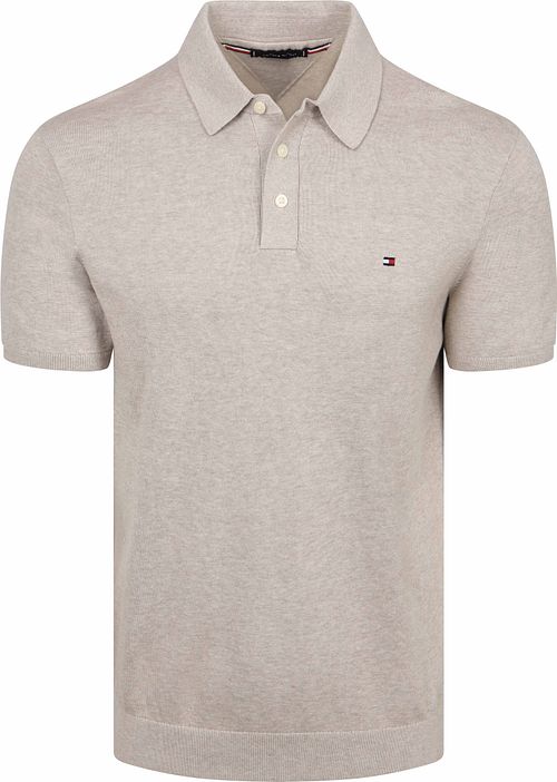 Tommy Hilfiger Knitted Polo Shirt Beige Product